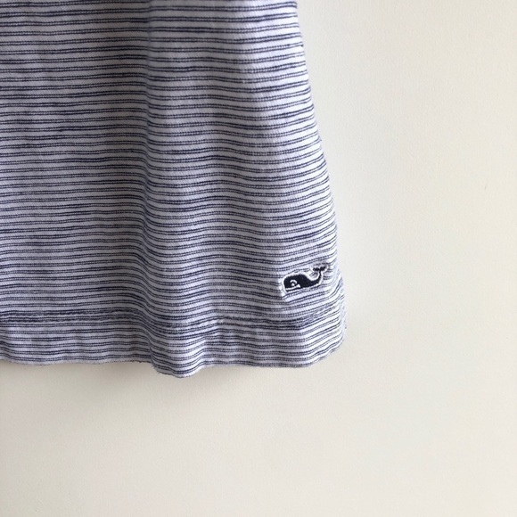 Vineyard Vines Boatneck Striped Short Sleeve Tee - 100% Cotton - Picture 2 of 6